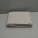 NICETOWN 100% Blackout Linen Curtains 90" Long for Bedroom, Thermal Insulated Living Room Curtains with Liner, Farmhouse Style Linen Blend Window Draperies for Dining Room (2 Panels, 52" W, Natural)