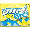 3 x Lemonhead Ropes, Candy, Lemon, Tart and Citrusy, Soft and Chewy, 9 oz (EXP 10/07/26)
