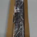 Bronze Curtain Rods for Windows 30 to 88 Inches with Brackets, Decorative 5/8 Inch Diameter Single Window Curtain Rod Set for Room Divider, Bedroom, Living room, Kitchen, Bathroom