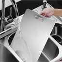 Titanium Cutting Board - Stainless Steel Cutting Board, 100% Pure Titanium Cutting Boards for Kitchen, Perfect for Various Cooking Tasks (15.3 * 11.0in39 * 28cm)