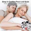 True Wireless Sleep Earbuds, Noise Blocking Headphones in Ear for Sleeping, Lightweight and Comfortable, Bluetooth Earbuds Designed Specially to Help You Fall Asleep Better [2025 Version]