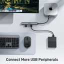 Acer 5 in 1 USB C Hub with 4K HDMI, 100W Power Delivery, 3 USB A Data Ports, USB C to HDMI Multiport Adapter for Laptop, PC, Tablet, MacBook Neo/Pro/Air, iPad Pro/Air, iMac, iPhone 17/16/15