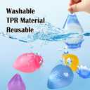 2 x Water Drop Shape Squishy Stress Relief Ball with Base, Heart Shape Malt Sugar squishes Fidget ToysSqueeze Sensory Toy for Kids Autism, Novelty Dream Slow Rise Squishies Balls for ADHD