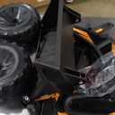 3 in 1 Remote Control Excavator, Ride On Tractor, 24V Vehicle w/Trailer, Shovel Bucket, Digger, Remote Control, EVA Tires, LED Light, Music, USB & Bluetooth, Kids Ride On Car, Yellow