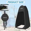 AKOZLIN Portable Pop Up Shower Tent Instant Privacy Dressing Changing Tent Outdoor Shower Room Camp Toilet Tent, 74.9" H x 39.4" W x 39.4" L