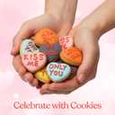 2 x 15 Pack Valentines Day Heart Cookies 15 Assorted Message Cookies in a Nice Gift Box Cute Love Notes, Sweet Treat for Kids, Couples & Parties (EXP 10/25/26)