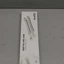 Car Seat Gap Filler Set of 2, Soft Foam Multifunctional Seat Side Gap Filler with Organizer & Hook Function, 3in1 Gap Stopper Universal Fit Car SUV Truck Fill The Gap Between Seat & Console (Most Cars  Standard, Black)