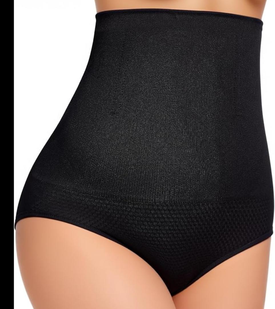 Vaslanda Tummy Control Shapewear Panties for Women High Waisted Body Shaper Underwear Girdle Panty Seamless Shapewear S