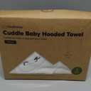 KeaBabies Hooded Baby Towel for Newborn - Viscose Derived from Bamboo Large Baby Bath Towels with Hood for Boys, Girls, Toddler, Extra Absorbent & Soft Newborn Bath Essentials (Lamb, Regular)