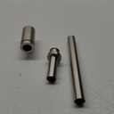 Brass Round Bottle P Trap, Basin Sink Waste Trap Drain Tube Kit Adjustable Height, Brushed Nickel Finished