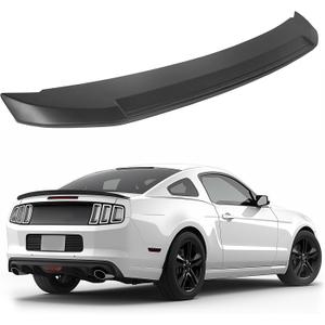HECASA Rear Trunk Spoiler Wing Compatible with 2010-2014 Ford Mustang Coupe Shelby GT500 Style Black Tail Trunk Spoiler Wing