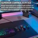 KTRIO Large Gaming Mouse Pad with Stitched Edges, Extended Mousepad with Superior Micro-Weave Cloth, Non-Slip Base, Water Resist Keyboard Pad, Desk Mat for Gamer, Office & Home, 31.5 x 15.7 in, Black