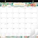 2 x 2026 Desk Calendar - 2026 Calendar from Jan. 2026 - Dec. 2026, 12 Monthly Desk Calendar 2026 Large 12" x 17", Ruled Block, To-do List & Note