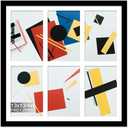 Fxojyvo 4x6 Picture Frame Collage, Display 6 4x6 Picture Collage or 13x13 Photo Only Without Mat, Light Weight and High Transparent Frame for Wall - 1 Pack/Black/6-Openings