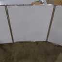 72 x 40 Foldable Whiteboard Dry Erase Board Large Tri Folding Whiteboard Magnetic Dry Erase Board, Wall Aluminium Frame and Pen Tray for Office, Home