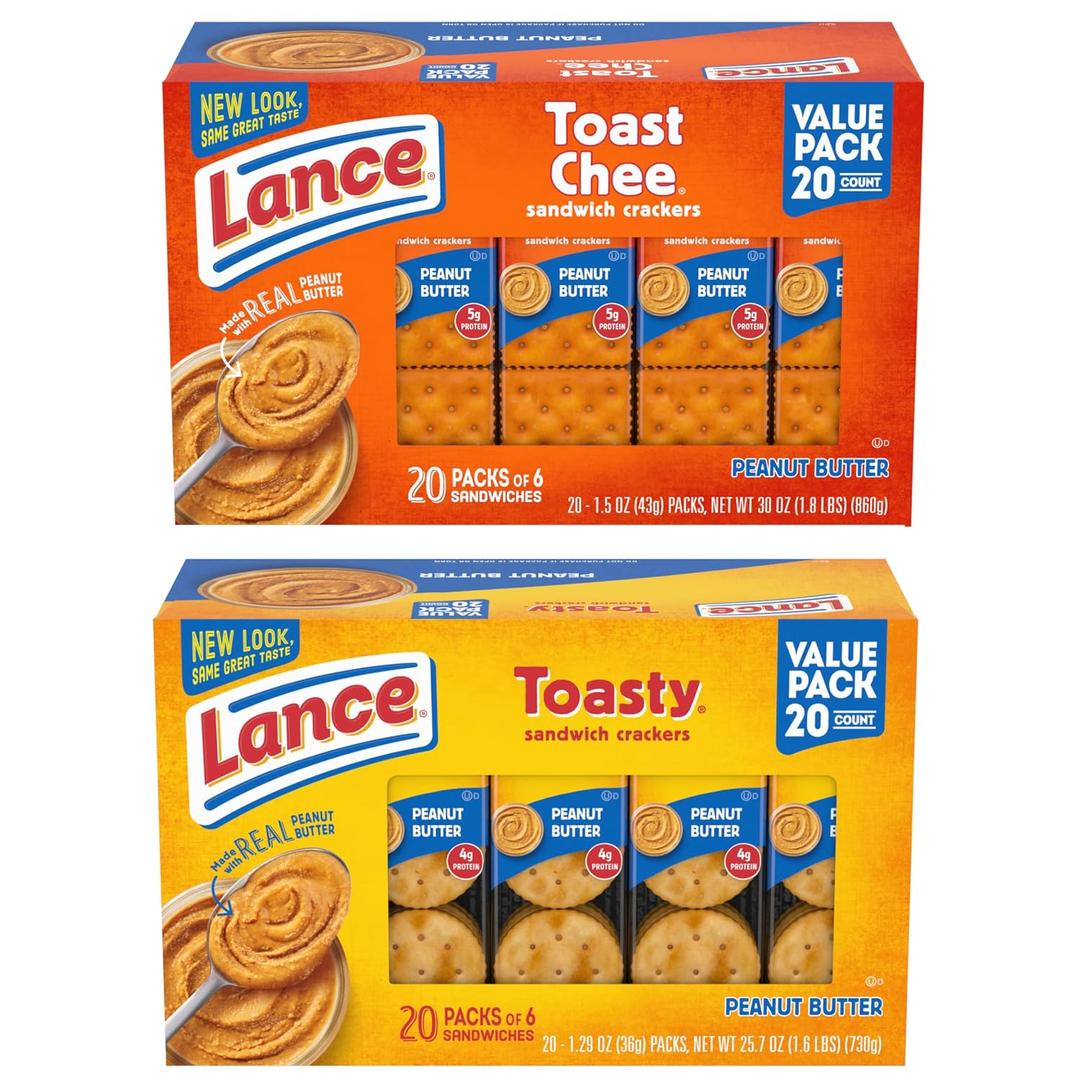 Lance Toasty & Toastchee Variety Pack - 40 pk (EXP 06/02/27)