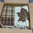 Great Bay Home Lodge Quilt Set - 3-Piece Full/Queen Size Rustic Bedding Set - Lightweight, All-Season, Reversible Bedspread (Deer & Leaf Patchwork)