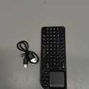 Rii K06 Mini Bluetooth Keyboard,Backlit 2.4GHz Wireless Keyboard with IR Learning, Portable with Touchpad,Compatible with Amazon Fire Stick/VR Glasses/HTPC/IPTV (2.4G and Bluetooth)