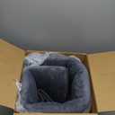 1.3" Thick Baby Floor Play Mat 50x50, Basic Padded Foam Mat for Tummy Time Crawling, Non Slip Cushioned for Babies Toddlers Infants Kids (Dark Grey)