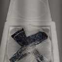 Ceramic dinner plates set of 4, Dessert & Salad plates for party and wedding, Microwave safe porcelain plates set, 8 Inch-Speckled Bluish Purple