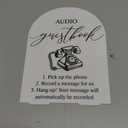 Audio Guest Book Sign, White Arch Acrylic Wedding Sign, Audio Guest Book Wedding Phone, Bridal Shower Decor, Engagement Party Decor, Centerpiece Table Decorations Party for Bride and Groom-14