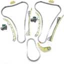 Engine Timing Chain Kit, Suitable for Hyundai Azera Santa Fe Genesis Palisade, Genesis G70/G80/G90, Kia Sedona Sorento 3.3L/3.8L, Automotive Timing Chain Set Replace 24321-3L100 24410-3CGA3