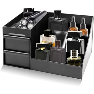 ZOCONE Cologne Organizer for Men, Perfume Stand Organizer, Dresser and Bathroom Organizers Countertop, Perfume Organizers for Mens Room Decor, Mens Bathroom Organizers and Storage, Cologne Shelf