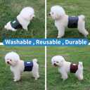 Washable Belly Band for Male Dogs,Pack of 5 Reusable Super Absorbent Large Dog Diapers Male Doggie Belly Wrap,XL