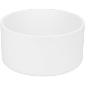 8" PVC Pipe End Cap Fitting Schedule 40 Furniture Grade 8" PVC Pipe Plug Adapter for Build Furniture DIY Garden Shelf, White