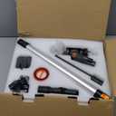 280W Cordless Vacuum Cleaner for Home, Powerful Stick Vacuum with 45min Runtime, Anti-Tangle 1.2L Dust Cup, Rechargeable Wireless Vacuum for Hardwood Floor Carpet Pet Hair (Orange)