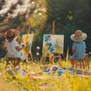 Canvas for Painting 11x14 Inch, 8 Pack Canvas Boards for Painting, 100% Cotton Blank Painting Canvas Oil Acrylic Watercolor Pouring Paint for Kids, Beginners, Artists