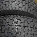 GICOOL 16x6.50-8 Riding Lawn Mower Rubber Tire and Wheel, 2 Pcs Replacement 16x6.5-8nhs Garden Tractor Lawnmower Tyre, Bearing Bore 3/4" & 5/8", 3"-4.5" Centered Hub