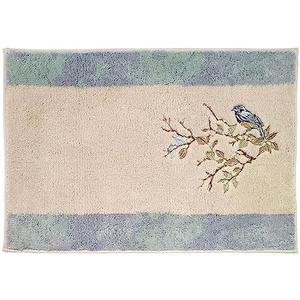 Avanti Linens - Bath Mat, Cotton Bath Rug, Bird Design Home Decor (Love Nest Collection, 20" x 30"), Size: 1'8" x 2'6" (Rectangular)