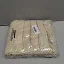 Dining Chair Covers, Dining Room Chair Cover Set of 6, Stretch Kitchen Chair Covers, Detachable Washable Chair Cover, Parsons Chair Slipcovers Protective, for Home, Restaurant, Banquet (Beige) (Milk Silk Beige)