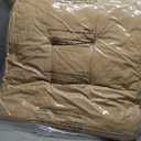 2 Piece Outdoor Patio Chair Cushions, Fade Resistant Outdoor Cushions for Patio Furniture, 6 inch Thickened Rocking Chair Cushions Set (Khaki, 24x24x6 inch - 2 Pieces)