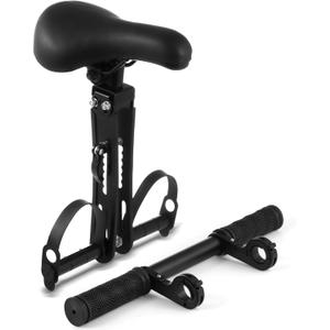 Lnrueg Kids Bike Seat for Adult Bike, Kid Bike Seat with Handlebar and Foot Pedals, Front Mounted Child Bike Seat for Mountain Bikes, Parent-Child Cycling Seat Kit for Children 2-6 Years