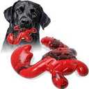 Dog Toys for Small Dogs, Skull-Shaped Small Dog Toys for Puppies, Durable Natural Rubber Puppy Chew Toys with Bacon&Milk Flavor, Indestructible Dog Toy, Blue