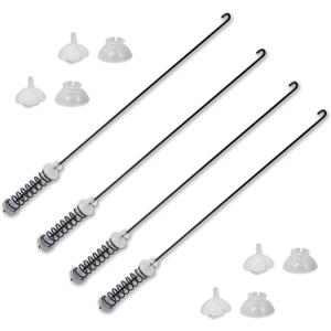 4PC Washer Suspension Rod Replaces W10780048 For Admiral ATW4675YQ1 Whirlpool WTW4800XQ4 WTW4800XQ0 WTW4800XQ1 WTW4800XQ2 Maytag MVWC200XW2 MVWC200XW1 Amana NTW4600YQ1 NTW4650YQ0 RTW4640YQ1 RTW4640YQ0