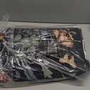 Collive Boho Spring Floral Rugs Runners for Hallway, 2.6 x 10 Washable Long Kitchen Runner Rug Non Slip, Black Vintage Bath Mats Soft Low Pile Entryway Carpets for Indoor Entrance, Laundry, Bedroom