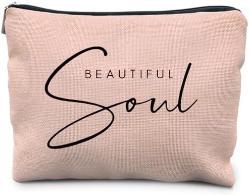 RYYCDOI Inspirational Makeup Bag - Women's Empowerment Gifts, Feminist & Strong Woman Gifts, Girl Power Cosmetic Bag