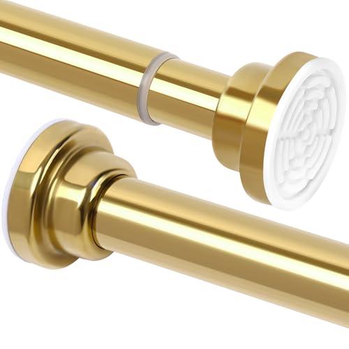 Shower Curtain Rod, 32-83 inch Heavy Duty Spring Tension Shower Rod, Non Slip, Never Rust, No Drill 1" Diameter Adjustable Shower Rods for Bathroom, Window