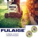 FULAIGE 2 Pack 131494 Idler Pulley Craftsman 42 Inch LT1000 LT2000 Mowers