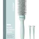AIMIKE NaturaVol Round Brush for Blow Out, Small Round Hair Brush Nano Thermal Ceramic & Ionic Tech, for Blow Drying & Salon-like Styling at Home, Maximum Volume Shine - 1.3" Barrel, 2.1" w/Bristle