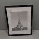 upsimples 11x14 Picture Frame , Display Pictures 8x10 with Mat or 11x14 Without Mat, Wall Gallery Photo Frames, Black, PCS 1