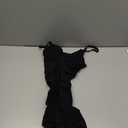 SHAPERX Women's Seamless Shapewear Tummy Control Bodysuit with Removable Pads Mid Thigh Body Shaper