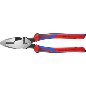 KNIPEX 09 12 240 SBA High Leverage Lineman New England with Tape Puller and Crimper
