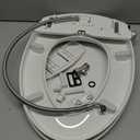 Brondell Bidet Toilet Seat Non-Electric Swash Ecoseat, Fits Elongated Toilets, White - Dual Nozzle System, Ambient Water Temperature - Bidet with Easy Installation