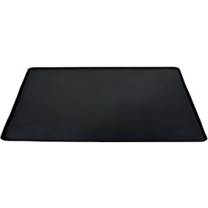 Dishwasher Drip Pan, Raised Edge Waterproof Pad, 60x50x1.5cm, Silicone Tray Mat, Appliance Drip Pan, Soft Portable Pad, For Kitchen Sink Cleaning Home Workshop (Black)