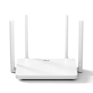 DBIT AC1200 Dual Band Mesh WiFi Router Long Range Wireless Internet Router with 4 x High-Power FEMs, 4 x 10/100/1000 Mbps Gigabit Ports, WPA3 Security, Parental Controls, Guest Network (T18-21K Pro)