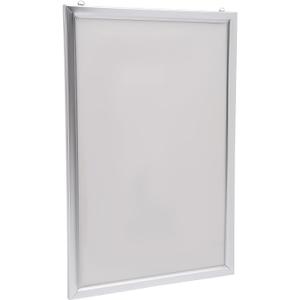 18 X 24 Inch Led Light Box Sign Advertising Display,110V Movie Poster Art Picture Frame Aluminium Alloy Frame Home Theater Wall Mounted Advertising Picture Frame Display,High Definition (Silver)